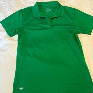 Kelly green golf shirt